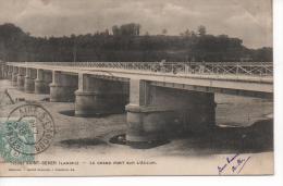 40  Saint-Sever  (  Landes ) - Le Grand Pont Sur L' Adour - Saint Sever