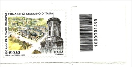 2012 - Italia 3401 Cusano Milanino - Codice A Barre ---- - 2011-20: Mint/hinged