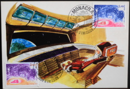 CARTE POSTALE 1er JOUR D'EMISSION De - MONACO ANNEE 1980 - Très Bon état - Cartes-Maximum (CM)