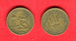 MONACO - LOUIS II - 1 - UN FRANC 1924 - 1922-1949 Luigi II