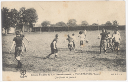 CPA VILLEBLEVIN - COLONIE SCOLAIRE DU XIIE ARRONDISSEMENT - UNE PARTIE DE FOOTBALL - Villeblevin