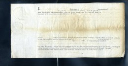 Document-4006    Navire Le Chasse Marée Bordeaux 1813 - Banco & Caja De Ahorros