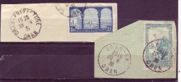 MUSTAPHA-COLOMB BECHAR-1-50 FR-POSTMARK-ORAN-PREFFETURE-ALGERIA-FRANCE-1927-1936 - Used Stamps