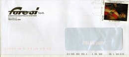 2013 STORIA POSTALE REPUBBLICA LA PREDICA DI SAN GIOVANNI BATTISTA EURO 0,70 SU BUSTA - 2011-20: Used