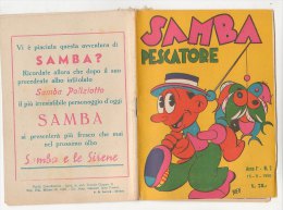 PFN/49 Albo SAMBA PESCATORE N.2 Edizioni Gennari 1950/FUMETTI BIZEN - Classiques 1930/50