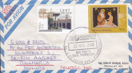 Argentina Por Avion Airmail FORMOSA 2001 Cover Letra To AARHUS Denmark Weihnachten Christmas Jul Noel Natale Navidad - Poste Aérienne