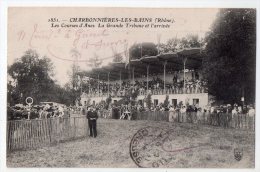 Charbonnières-les-Bains, Les Courses D´ânes, Le Grande Tribune Et L´arrivée, 1914, éd. SF N° 1851, Belle Animation - Charbonniere Les Bains