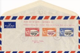 FDC Brunei 1949 - Brunei (...-1984)