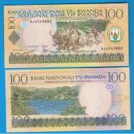 RWANDA - 100 Franc 2003 SC  P-29 - Ruanda