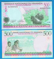 RWANDA - 500 Franc 1998 SC  P-26 - Rwanda