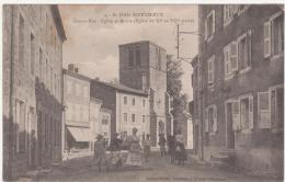 42 St Jean Soleymieux  Grande Rue Et Mairie - Saint Jean Soleymieux