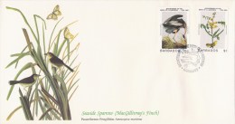 Barbados 1985 Seaside Sparrow - Audubon FDC - Barbados (1966-...)