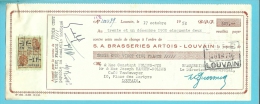 BROUWERIJ / BRASSERIES ARTOIS LOUVAIN 1952 / CHANGE A L'ORDRE (F904) - 1950 - ...