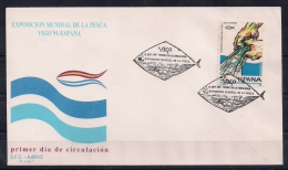 1991, VIGO, EXPOSICIÓN MUNDIAL DE LA PESCA, SOBRE CONMEMORATIVO - Briefe U. Dokumente