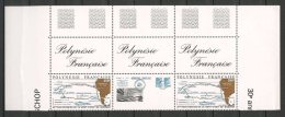 POLYNESIE 1988  N° 311A ** Neuf =MNH Bande Non Pliée Superbe Cote 23,50 € Mort De Bisschop Bateaux Poissons Expéditions - Unused Stamps