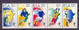 Mtz028 SPORT VOETBAL LANDKAART MAP SOCCER AFRICAN CUP CHAMPIONSHIP FOOTBALL FUSSBALL RSA 1996 PF/MNH - Coppa Delle Nazioni Africane