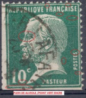 VARIÉTÉS FRANCE  1923 / 1926  N° 170 LOUIS PASTEUR 10 C  OBLITÉRÉ DOS  CHARNIÈRES ARTHUR MAURY 20.00 € - Gebruikt