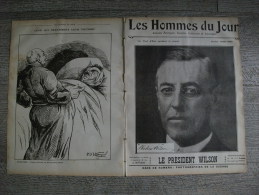 Revue Libertaire Hommes Du Jour 384 Président Wilson Suippes 1915  Hampol Caricature Ww1 Guerre - Weltkrieg 1914-18