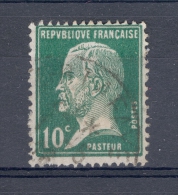 VARIÉTÉS FRANCE 1923 / 1926  N° 170  LOUIS PASTEUR 10 C   OBLITÉRÉ DOS  CHARNIÈRES YVERT TELLIER 0.30 € - Usados