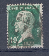 VARIÉTÉS FRANCE 1923 / 1926  N° 170 LOUIS PASTEUR 10 C  OBLITÉRÉ  DOS  CHARNIÈRES YVERT TELLIER 20.00 € - Used Stamps