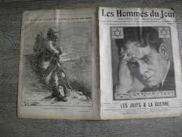 Revue Libertaire Hommes Du Jour 399 1915 Harden Juifs Dumanet Argonne Hampol Caricature Ww1 Guerre - Weltkrieg 1914-18