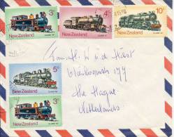 Envelop Met Treinen Op Postzegels (Envelope With Trains On Stamps) - 1973 - Briefe U. Dokumente