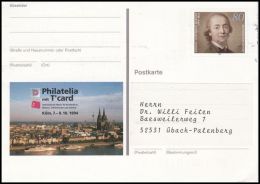 Germany BRD 1994, Postal Stationery "Philatelia 1994" - Illustrated Postcards - Mint