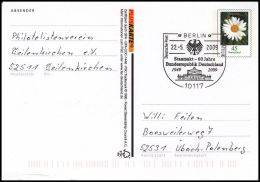 Germany 2009, Postal Stationery W./ Special Postmark - Geïllustreerde Postkaarten - Gebruikt