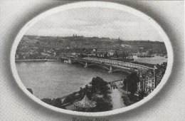 Postcard ROCHESTER Bridge Edwardian Kent River Medway Repro - Rochester