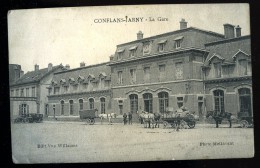 Cpa Du 54  Conflans Jarny  La Gare ..  Briey  MABT04 - Briey