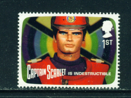 GREAT BRITAIN - 2011  Captain Scarlet  1st  Used As Scan - Used Stamps