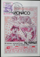 CARTE POSTALE 1er JOUR D'EMISSION De - MONACO ANNEE 1981 - Très Bon état - Cartes-Maximum (CM)