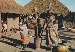 Africa In Pictures / Ethnic Folk Folklore - Vintage Photo Postcard - Non Classificati