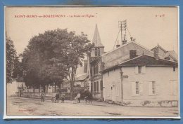 51 - SAINT REMY En BOUZEMONT -- La Poste Et L'Eglise - Saint Remy En Bouzemont