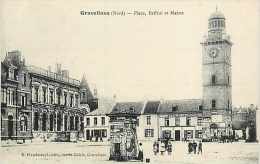 Sept13 457 : Gravelines  -  Place  -  Beffroi  -  Mairie - Gravelines