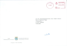 Schweden Göteborg Poststempel 1991 Universität Brief Nach Deutschland - Postal Stationery