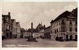 EGGENBURG - NIEDERDONAU : CAFE EGGENBURG - CARTE VRAIE PHOTO ANCIENNE / VINTAGE REAL PHOTO POSTCARD ~ 1930 (p-036) - Eggenburg