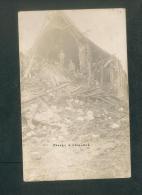 Carte Photo - Allaines (80) - Soldats Allemands Dans église En Ruines - Guerre 1914-1918 - Allaines