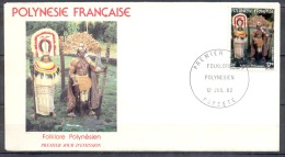 POLYNESIE FRANCAISE    LOT Fr 2 FDC Annee 1982 - FDC