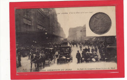 PARIS (75000) / EVENEMENTS / GREVES/GREVE DES CHEMINOTS DU NORD/La Foule Des Voyageurs Devant La Gare Du Nord/Animation - Sciopero