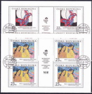 Tchéque République 1998 Mi 190-1 Klb.- Les Feuilles, Obliteré - Usati