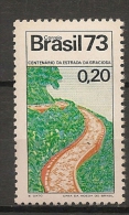 BRASIL  -  1973 Estrada Da Graciosa   Yvert # 1057  - ** MINT NH - Neufs