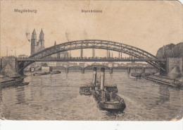 CPA  MAGDEBURG- STERN BRIDGE, SHIPS - Magdeburg