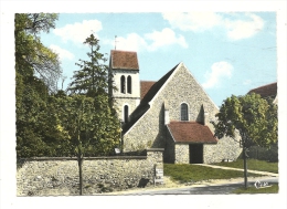 Cp, 77, Env. De Ponthierry, L'Eglise De Boissise-le-Roi, écrite - Autres & Non Classés