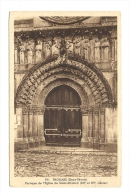 Cp, 79, Thouars, Portique De L'Eglise De St-Médard - Thouars