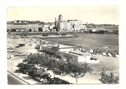 Delcampe - Cp, 83,  Fréjus-Plage, Vue Sur Le Port De St-Raphaël, Voyagée 1958 - Frejus