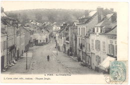 CPA POIX - LA GRANDE RUE - Poix-de-Picardie