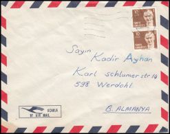 Turkey 1981, Airmail Cover Kadikoy  To Werdohl - Luchtpost