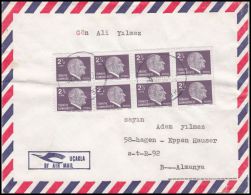 Turkey 1980, Airmail Cover Hendek To Hagen - Luchtpost