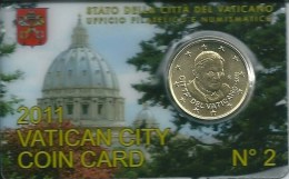 Vatican 50 Cent. Coincard 2011 - Vaticano (Ciudad Del)